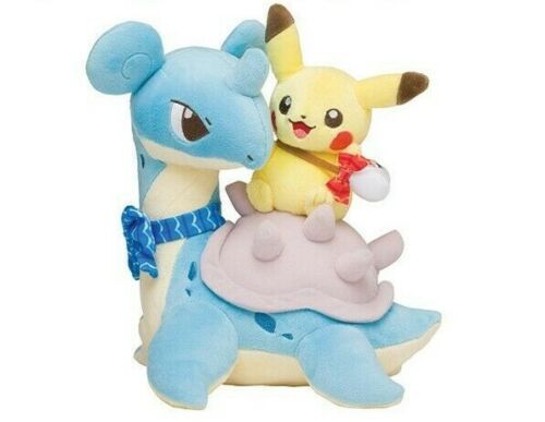 Pikachu and Lapras Pokemon Center Plush Toy Manga Mouse