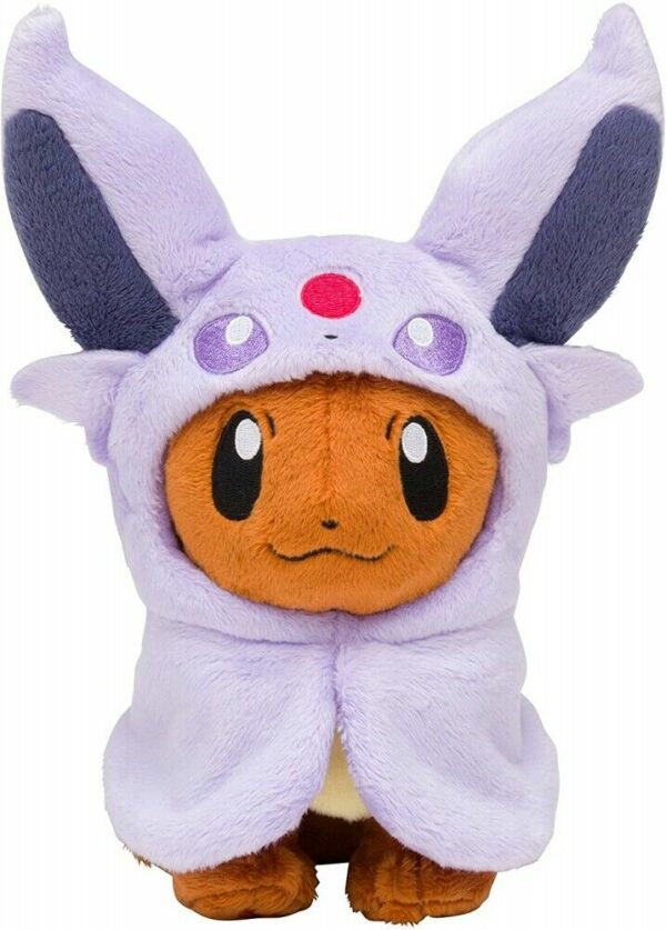 Eevee in Espeon Outfit Pokemon Center Plush Toy Limited Edition